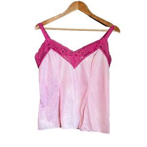 3 for $30! French maid pink lace sleep top‎